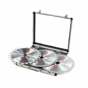 Coffret 3 lames carbure semi pro  Ø254 mm Holzmann- Neuf