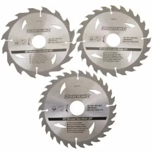 3 Lames de scie circulaire Carbure Ø 160  -  16 - 24 et 30 dents- Neuf