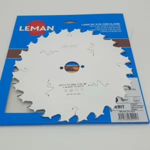 Lame de scie circulaire carbure Ø235 - Alésage 30 - Nombre de dents 24- Neuf