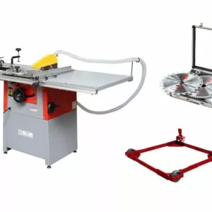 Scie circulaire avec chariot  Holzmann TS250 mono comprenant kit de déplacement et coffret 3 lames carbure- Neuf