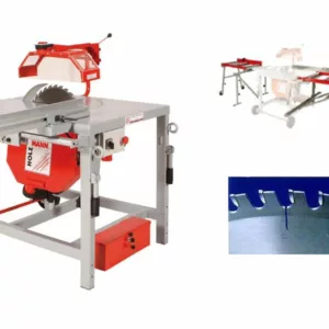 Scie Circulaire De Chantier Holzmann TS400Z - 400V comprenant lame Ø400 al.30-60 dents et rallonge de table- Neuf